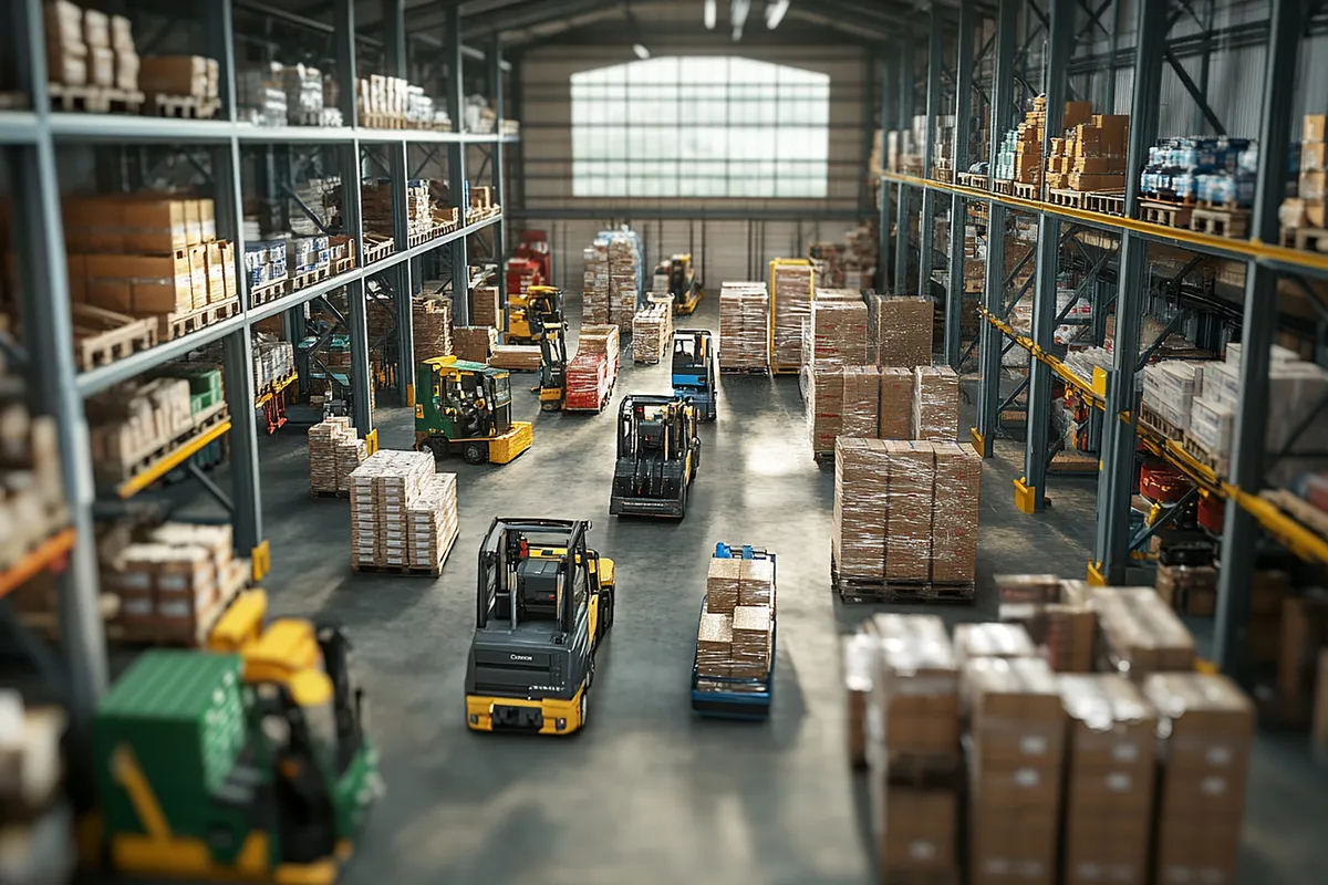 Warehousing and distribution — modern warehouse logistics and inventory handling